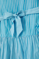 Stripe and Ruffle Pocket Dress